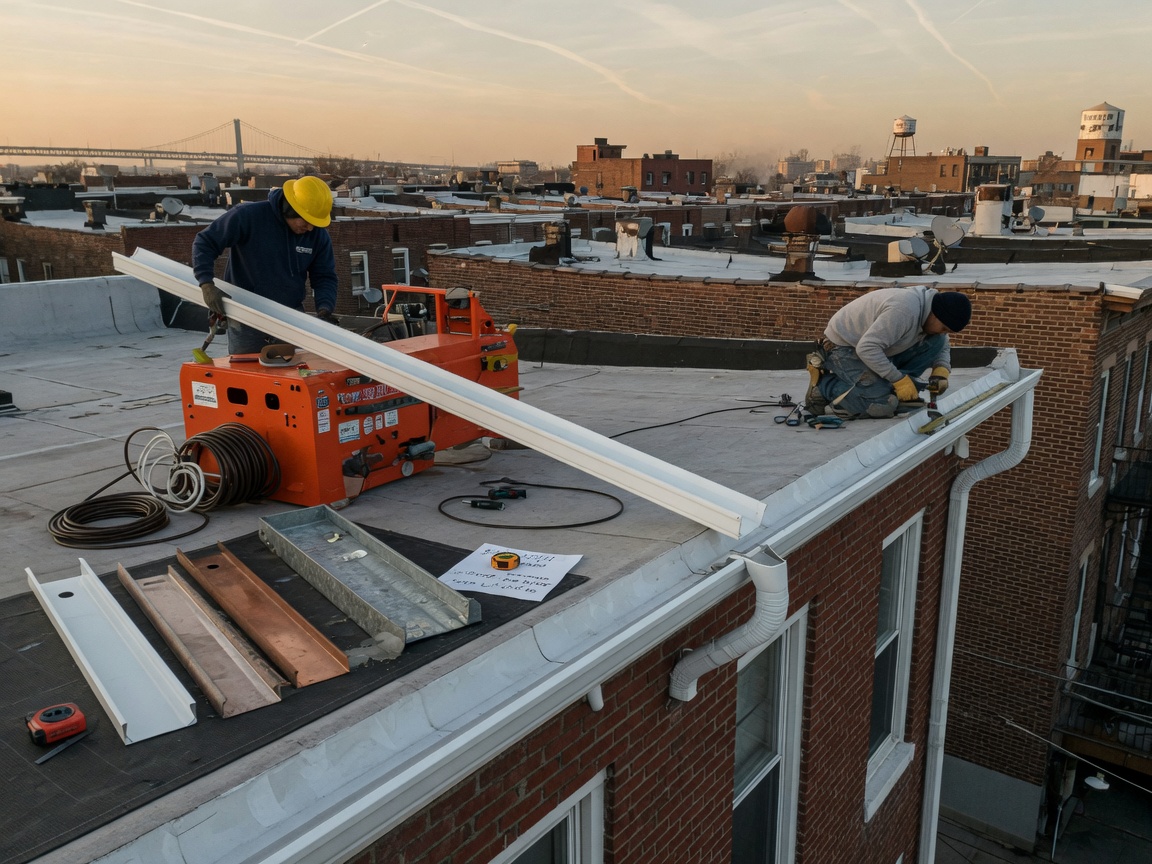 Seamless Gutter Installation in NJ: Sizes, Materials and Costs